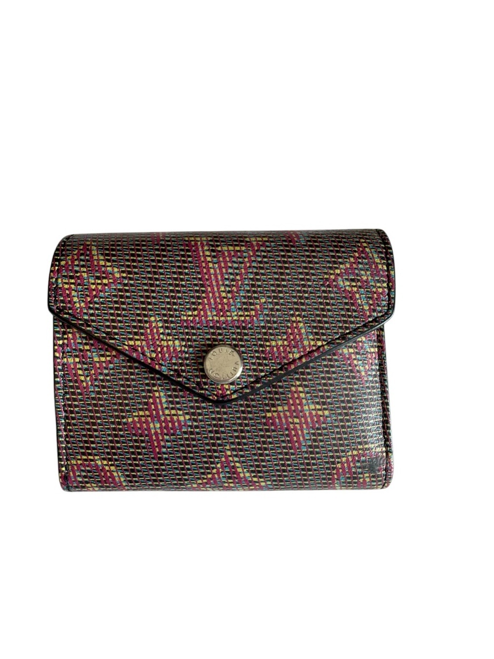 Louis Vuitton Murakami Multicolore Elise Wallet Noir Black Vintage